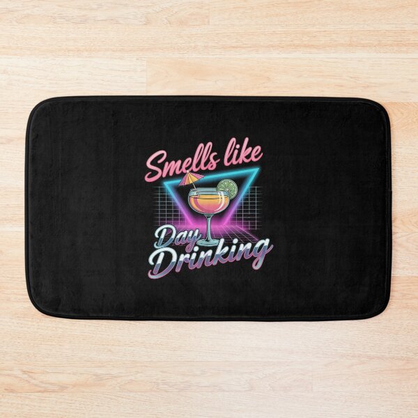Item preview, Smells Like Day Drinking Retro Neon Cocktail Vaporwave designed and sold by Vintage Shapes.