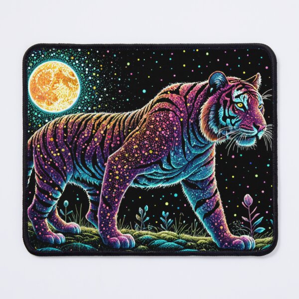 Item preview, Neon Dot Tiger designed and sold by Vicarchaeopteryx.