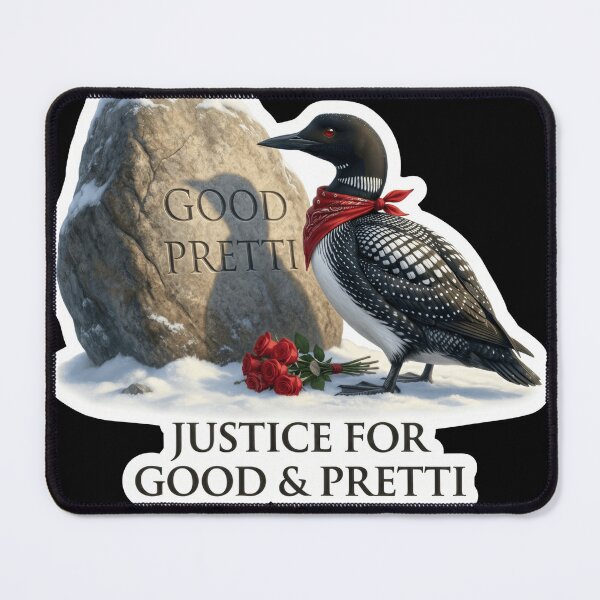 Item preview, Justice For Good and Pretti Minnesota Rebel Loon designed and sold by The Grumpy Pet Club.