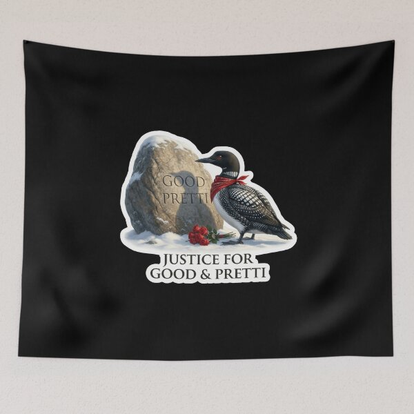 Item preview, Justice For Good and Pretti Minnesota Rebel Loon designed and sold by The Grumpy Pet Club.