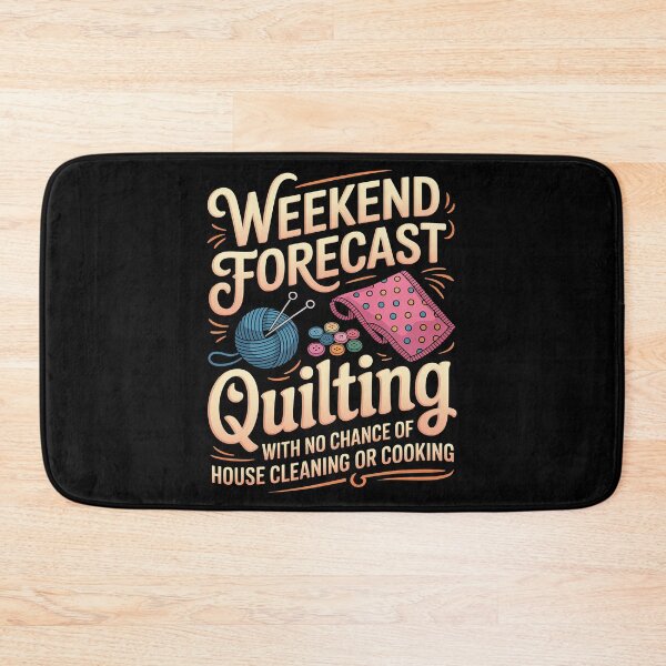 Item preview, Quilting Weekend Forecast...Quilting! designed and sold by KristieRamsey.