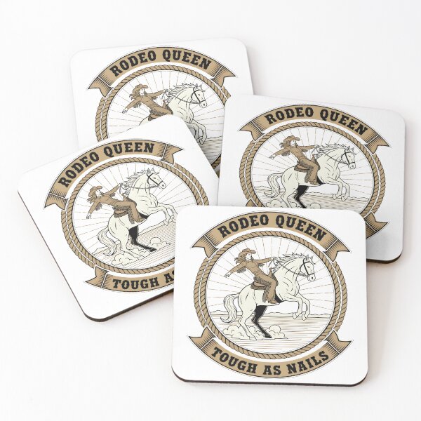 Item preview, Rodeo Queen, Tough As Nails, Vintage Horse Art designed and sold by MANA-Goods.