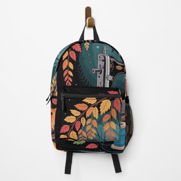 Item preview, Quilting Sewing Machine Autumn Fall Leaves Sewer designed and sold by KristieRamsey.