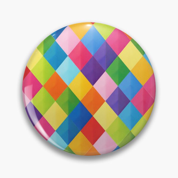Item preview, Colorful Rhombus Geometric Pattern designed and sold by Myra365Art.