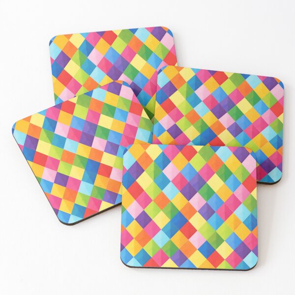 Item preview, Colorful Rhombus Geometric Pattern designed and sold by Myra365Art.