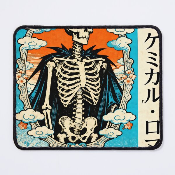 Item preview, The Black Parade Skeleton in Japanese Ukiyo-e Style designed and sold by iwzzuel.