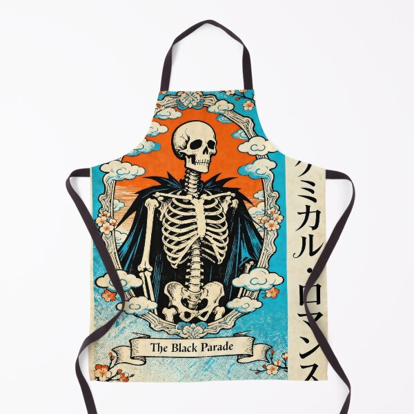 Item preview, The Black Parade Skeleton in Japanese Ukiyo-e Style designed and sold by iwzzuel.