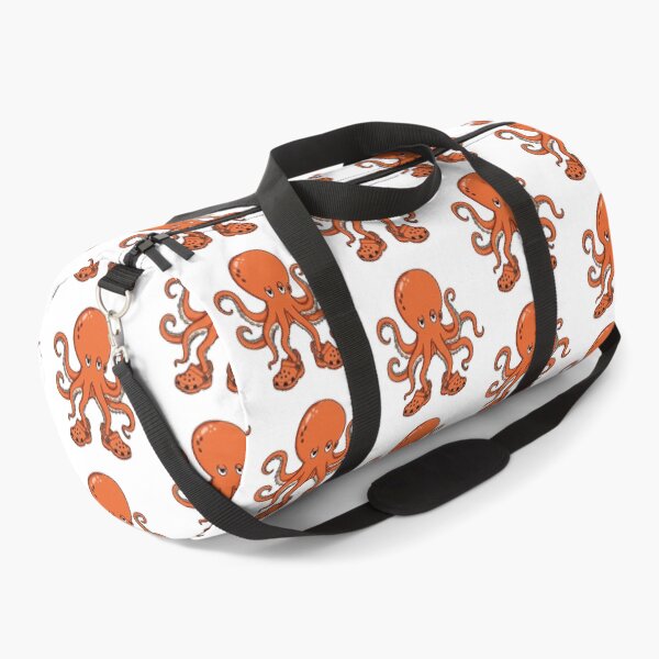 Item preview, Cute Orange Octopus Wearing Orange Clogs Shoes designed and sold by TeeARTHY.
