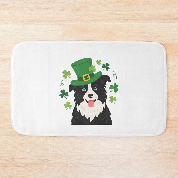 Item preview, Funny Border Collie St Patrick Day Cute Cartoon Dog designed and sold by chattsuede.