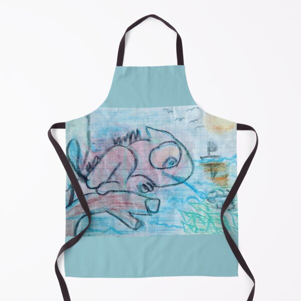Item preview, Abstract Creature Sketch Crayon Ocean Drawing designed and sold by Dariusz.K.