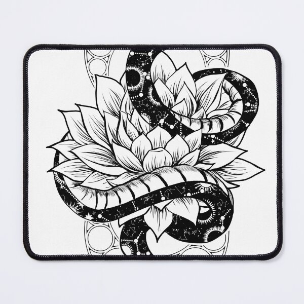 Item preview, Snake and Lotus designed and sold by Sternentor Atelier.