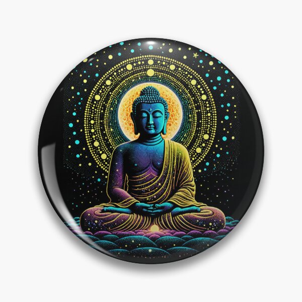 Item preview, Neon Dot Buddha designed and sold by Vicarchaeopteryx.