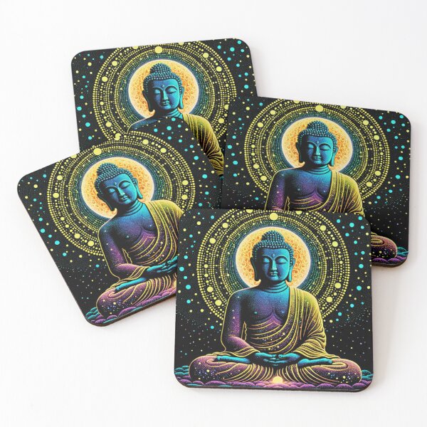 Item preview, Neon Dot Buddha designed and sold by Vicarchaeopteryx.