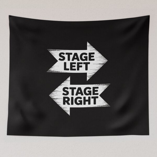 Item preview, Stage Left Stage Right Theater Drama Play designed and sold by HesterFoley.