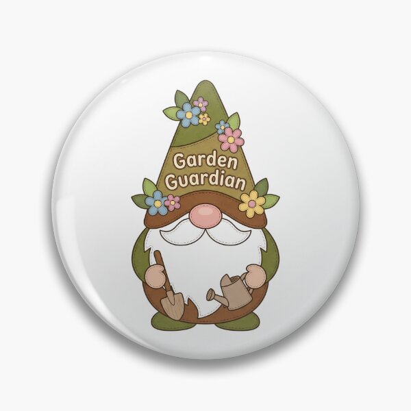 Item preview, Garden Guardian Gnome Cute Whimsical Illustrative designed and sold by chattsuede.