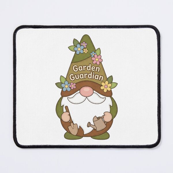 Item preview, Garden Guardian Gnome Cute Whimsical Illustrative designed and sold by chattsuede.