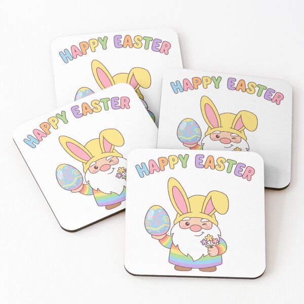 Item preview, Happy Easter Bunny Gnome Kawaii Cartoon Whimsical designed and sold by chattsuede.