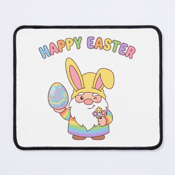 Item preview, Happy Easter Bunny Gnome Kawaii Cartoon Whimsical designed and sold by chattsuede.