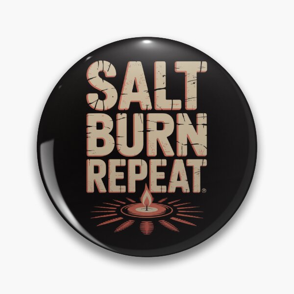 Item preview, Salt - Burn - Repeat - Supernatural Chef Cook Spirits designed and sold by PattonJillian.
