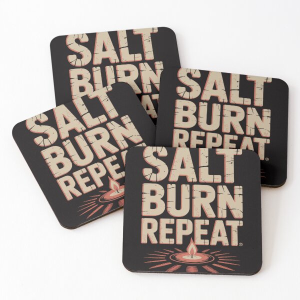 Item preview, Salt - Burn - Repeat - Supernatural Chef Cook Spirits designed and sold by PattonJillian.