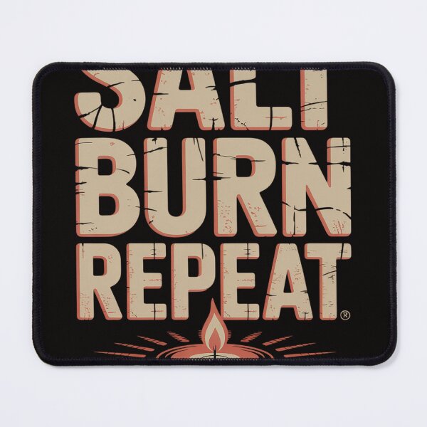 Item preview, Salt - Burn - Repeat - Supernatural Chef Cook Spirits designed and sold by PattonJillian.