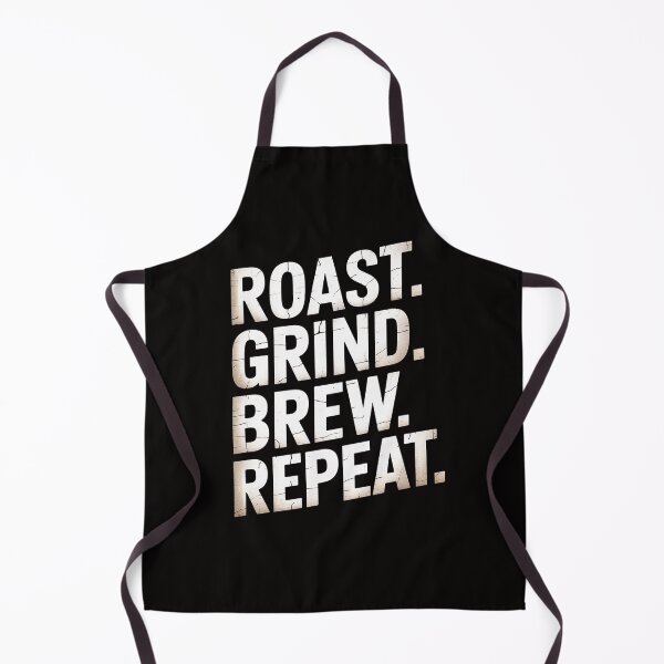 Item preview, Roast Grind Brew Repeat Coffee Roaster Java Lover Barista designed and sold by PattonJillian.