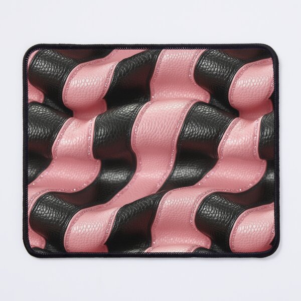 Item preview, Baby Pink Caviar Leather Luxury Design Black Stripe designed and sold by xxEJxx.