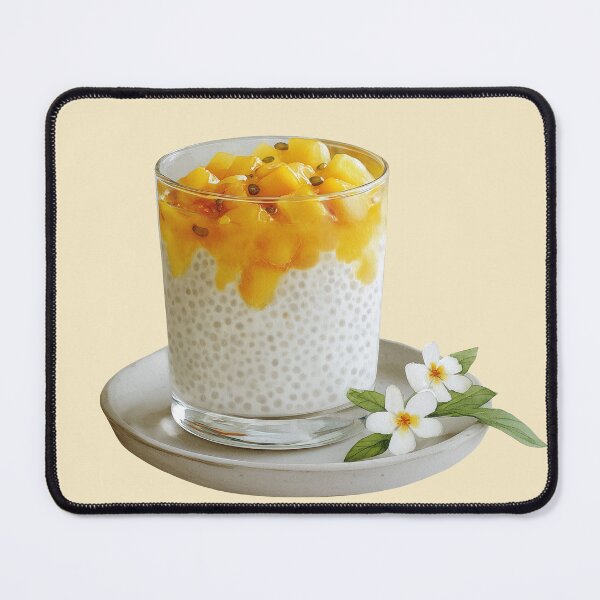 Item preview, Coconut and Mango Sago Pudding in a Glass designed and sold by Violet Peonies.