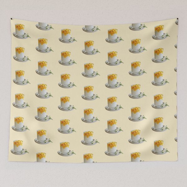 Item preview, Coconut and Mango Sago Pudding in a Glass designed and sold by Violet Peonies.