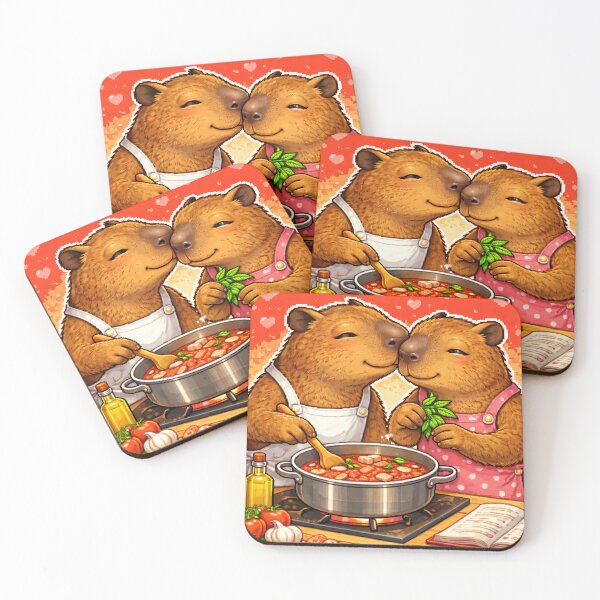 Item preview, Capybara In Love designed and sold by InkJoyEmporium.