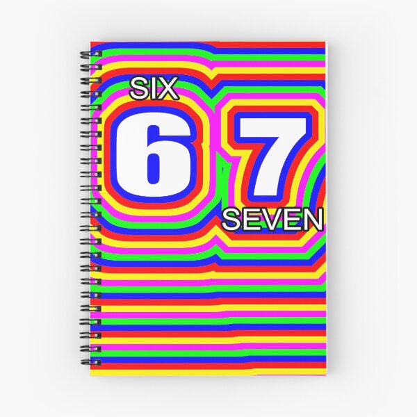 Item preview, The 6 7 meme—but make it rainbow designed and sold by BloodSweatNTers.