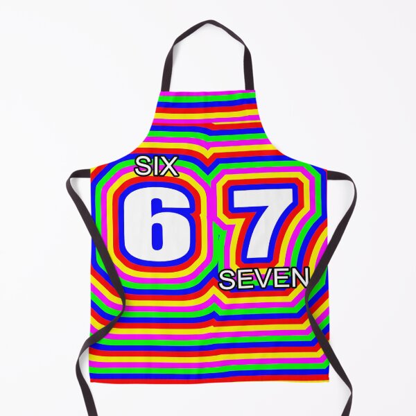 Item preview, The 6 7 meme—but make it rainbow designed and sold by BloodSweatNTers.