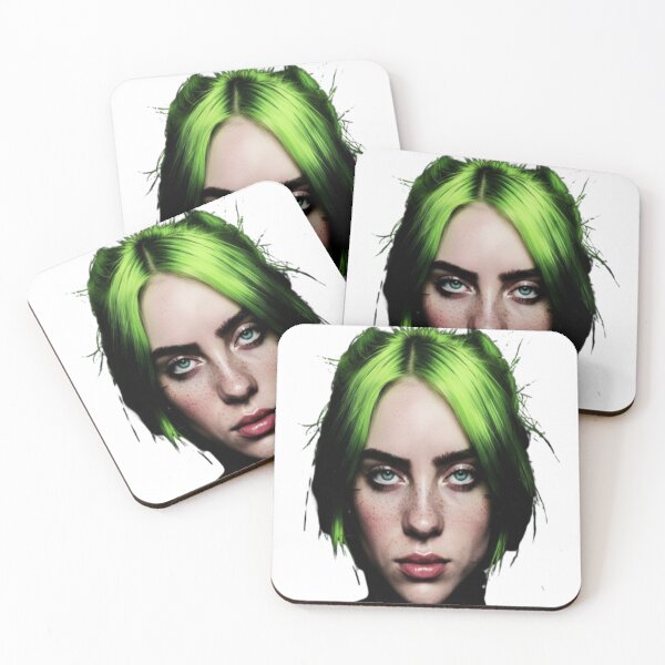 Item preview, Billie Eilish Green Roots Minimalist Vector Art 2017 designed and sold by ColorsSoul ⭐️⭐️⭐️⭐️⭐️.