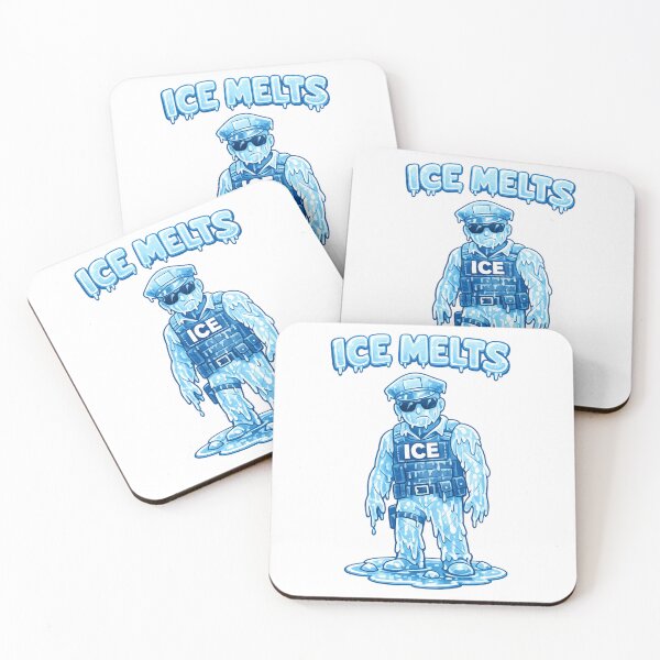 Item preview, ICE MELTS (Ice Cartoon Protest Parody) designed and sold by Sonic Nova Studios.