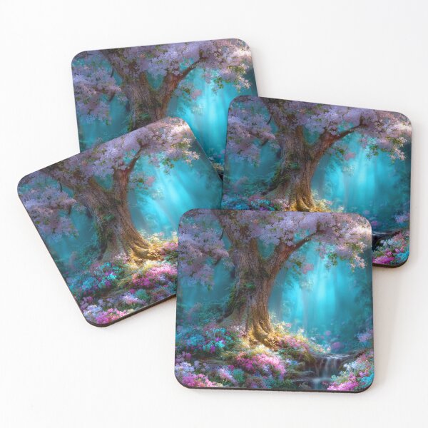 Item preview, Mystical Tree Blooming in Forest designed and sold by MargaretWiktor.