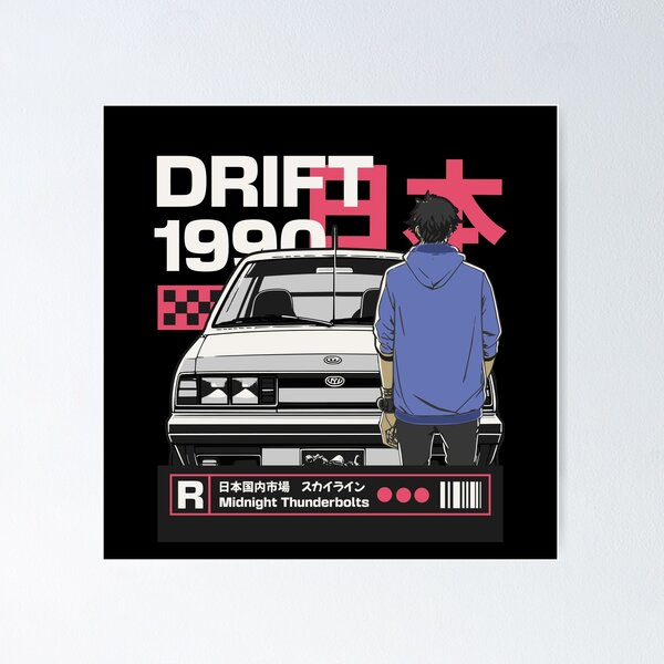 Item preview, Midnight Drift Thunder Run designed and sold by Not Hugo.