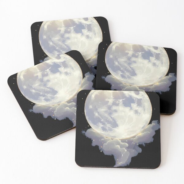 Item preview, Celestial Glow Full Moon - Ethereal Lunar Aesthetic designed and sold by etuvibes.