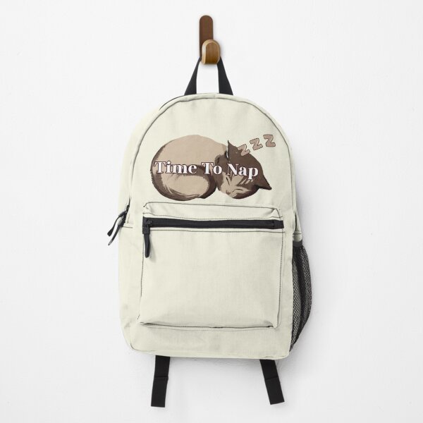 Item preview, Time To Nap Cat Brown Sleep Cute Stickers Prints Posters Wall Art Magnet Home Coffee Cup Decoration TShirt Stationary Notebook Magnet Hat Kitchen Work School Office Redbubble Shop designed and sold by Saritas Boutique Shop.