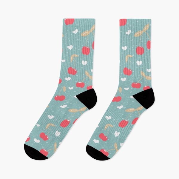 Item preview, Valentine’s Cherry Heart Pattern | Cute Love Aesthetic Design designed and sold by JVCreative.