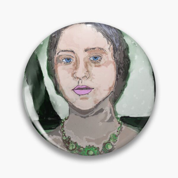 Item preview, Mujer con collar verde designed and sold by PallaviS.