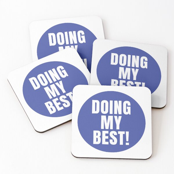 Item preview, DOING MY BEST STICKER designed and sold by PIXEL POP DESIGNS - Beyond the Norm!.