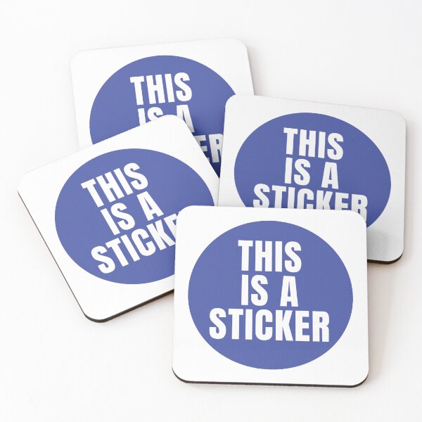Item preview, THIS IS A STICKER designed and sold by PIXEL POP DESIGNS - Beyond the Norm!.