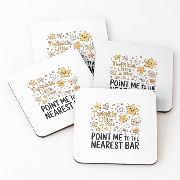 Item preview, Twinkle Twinkle Little Star Point Me to the Nearest Bar designed and sold by Peter Stawicki.