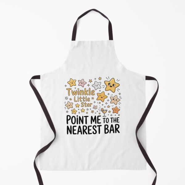 Item preview, Twinkle Twinkle Little Star Point Me to the Nearest Bar designed and sold by Peter Stawicki.