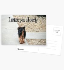 I Miss You Already Postcards