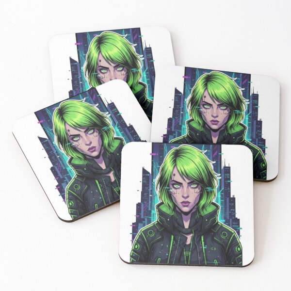 Item preview, Billie Aesthetic Neon Green Grunge Streetwear Graphic designed and sold by ColorsSoul ⭐️⭐️⭐️⭐️⭐️.