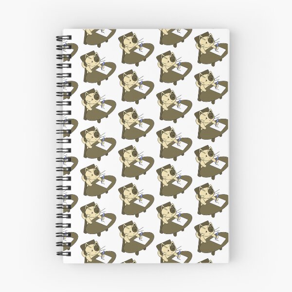 Item preview, Funny Cat Concentrating Writer – Minimalist Flat Ink Illustration designed and sold by ovejaoscura.