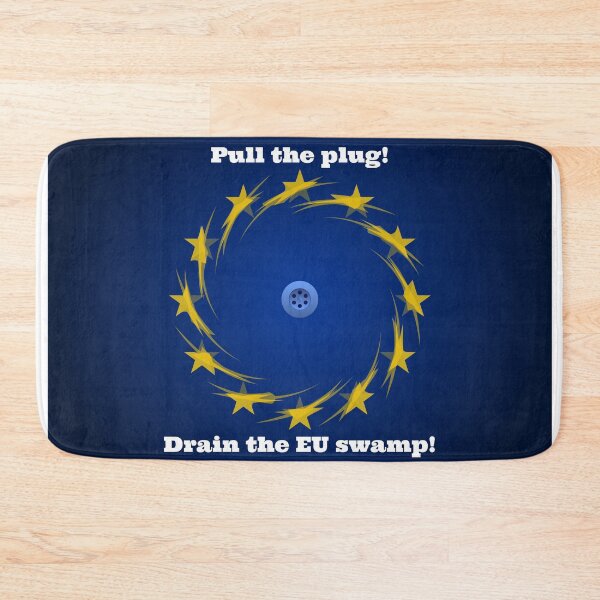 Item preview, Pull the plug! Drain the EU swamp! designed and sold by PuzzlingStuff.