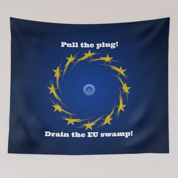 Item preview, Pull the plug! Drain the EU swamp! designed and sold by PuzzlingStuff.