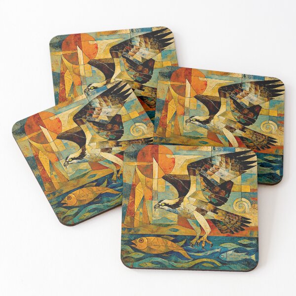 Item preview, Osprey in Fragmented Flightscape #4 designed and sold by Helios Be. Lavsh.